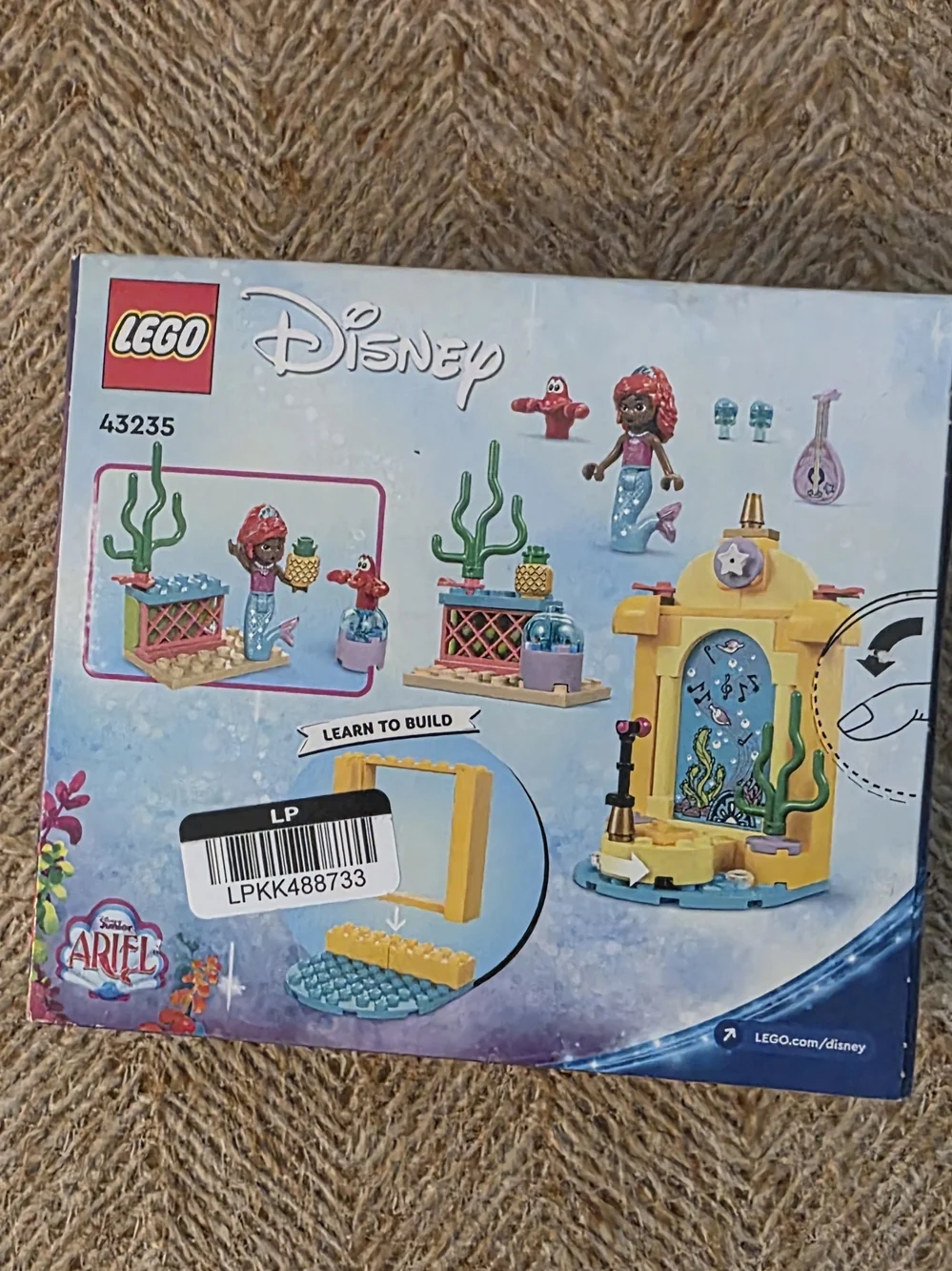 Disney LEGO Ariel Music Stage Building Set - Yellow, Green, Blue